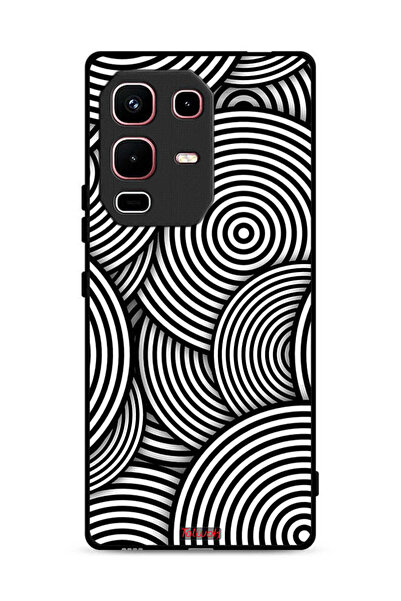 Tolwak غطاء حماية لهاتف Infinix Note 50s بنمط دوائر وهمية