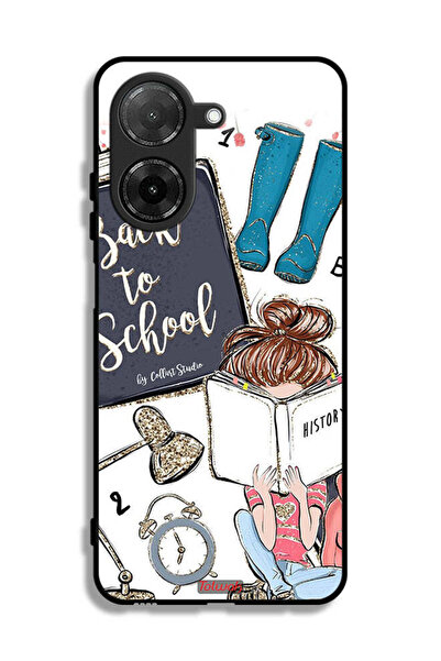 Tolwak غطاء حماية Xiaomi Redmi A5 4G بطبعة فتاة مدرسية تقرأ التاريخ