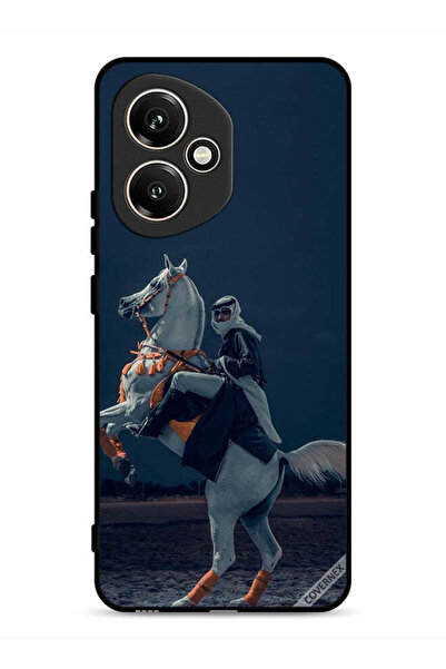 Covernex غطاء حماية لهاتف Honor 400 - شاب على حصان