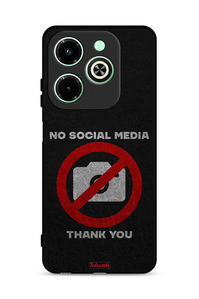 Tolwak غطاء حماية لهاتف Infinix Hot 40i 4G لا يدعم مواقع التواصل الاجتماعي، ش...