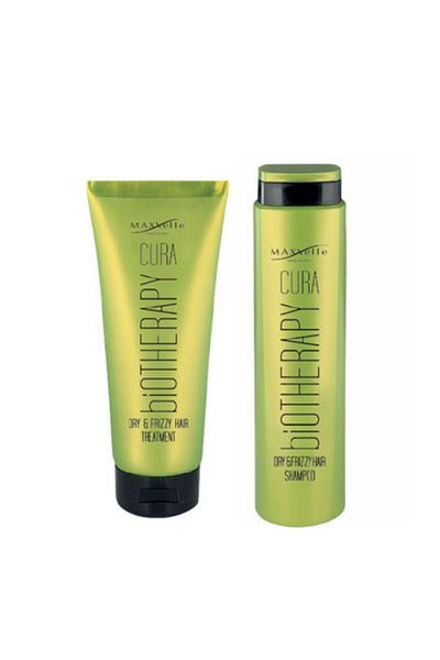 Maxxelle Promotional Set for Dry and Frizzy Hair Mask 200ml + Shampoo 250ml Cura
