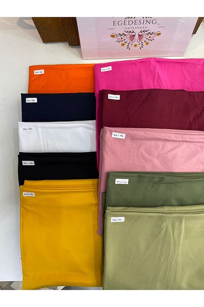 EGE DESIGN Jersey Lyc Combed Cotton Package 10 Colors 13 Mt Total