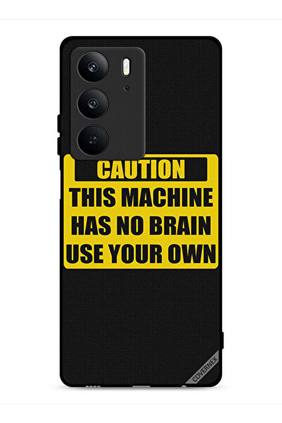 Covernex غطاء حماية لهاتف Realme C75 4G تحذير: هذا الجهاز لا يحتوي على دماغ ا...