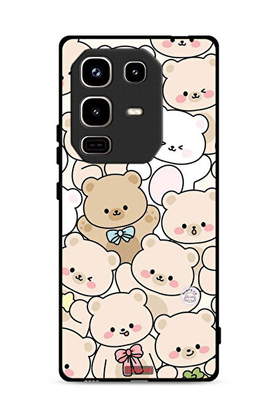 Tolwak غطاء حماية لهاتف Infinix Note 50 Pro 4G بنقشة الدببة