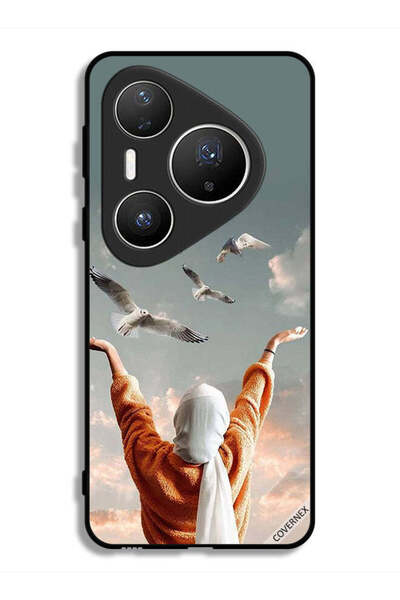Covernex غطاء حماية لهاتف هواوي بيورا 80 برو بلس - طيور طائرة