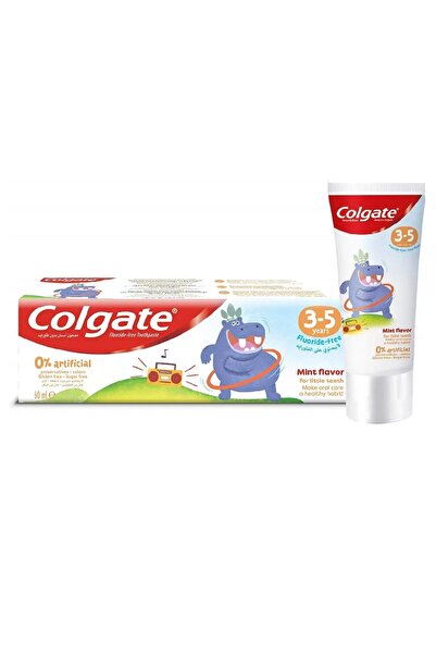 Colgate معجون أسنان للأطفال بنكهة النعناع الطبيعي، 3-5 سنوات، 60 مل