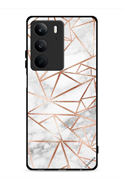 Covernex غطاء حماية لهاتف Realme C75 4G بنمط رخامي وورق جدران