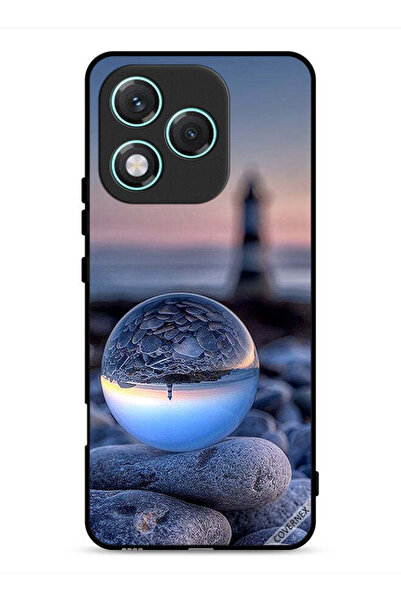 Covernex غطاء حماية لهاتف Honor 400 Lite، تصوير رائع للطبيعة في زجاج دائري