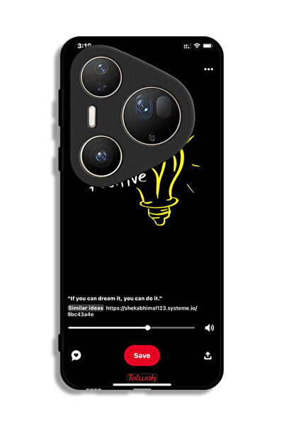 Tolwak غطاء حماية فائق لهاتف هواوي بيورا 80 - فكر بإيجابية