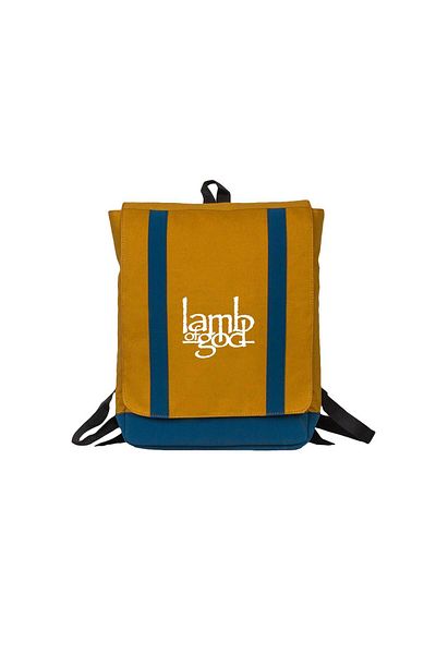 Z zepplin Lamb of God Logo Yellow Backpack