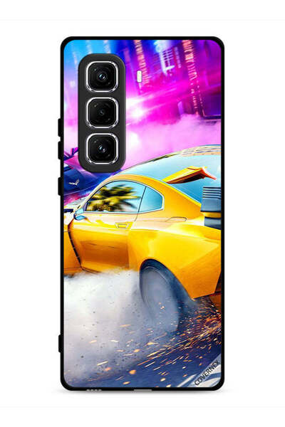 Covernex غطاء حماية لهاتف Infinix Hot 50 Pro 4G بتصميم سيارة سباق