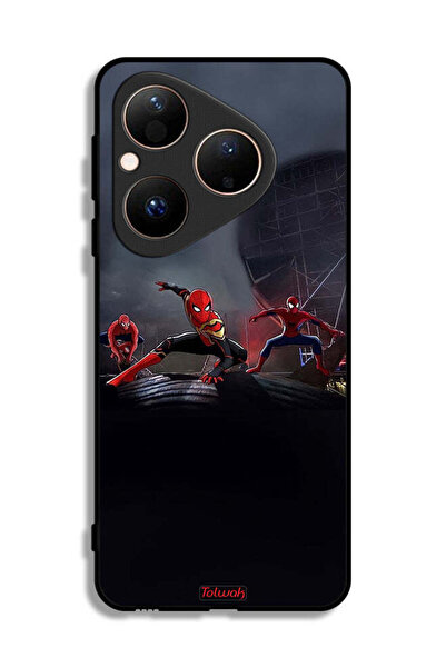 Tolwak Huawei Pura 80 Protective Case Cover Three Spiders