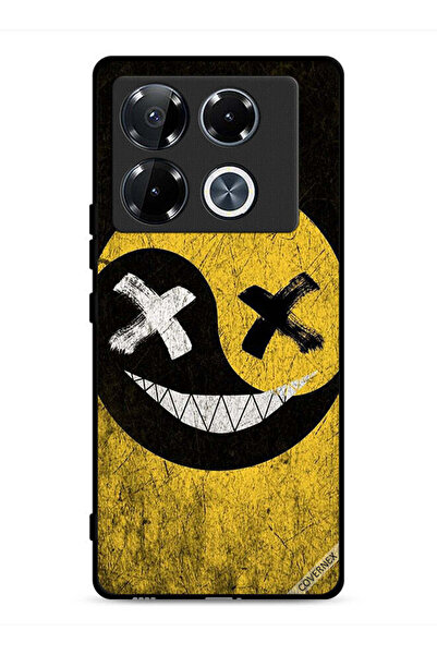 Covernex غطاء حماية لهاتف Infinix Note 40 Pro Plus 5G برسومات وجه مارشميلو