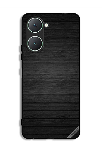 Covernex غطاء حماية لهاتف Vivo Y18i 4G بنمط خشبي داكن