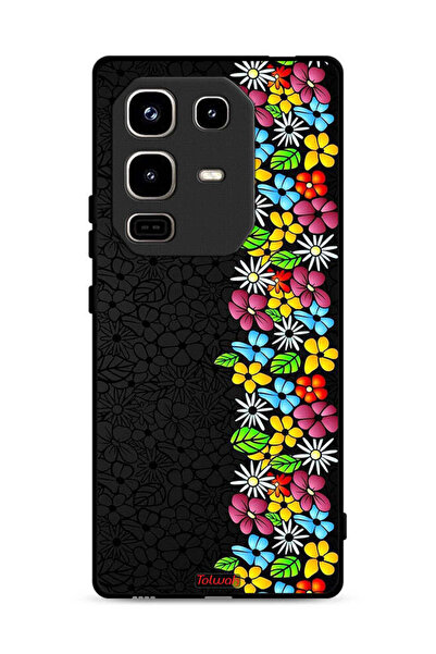 Tolwak غطاء حماية لهاتف Infinix Note 50 Pro 4G بتصميم زهور