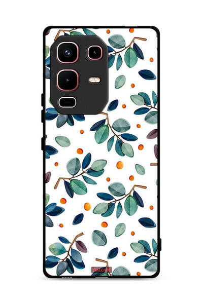 Tolwak غطاء حماية لهاتف Infinix Note 50s بنقشة أوراق الشجر