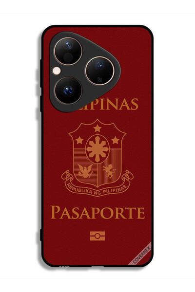 Covernex غطاء حماية لهاتف هواوي بيورا 80 - جواز سفر الفلبين