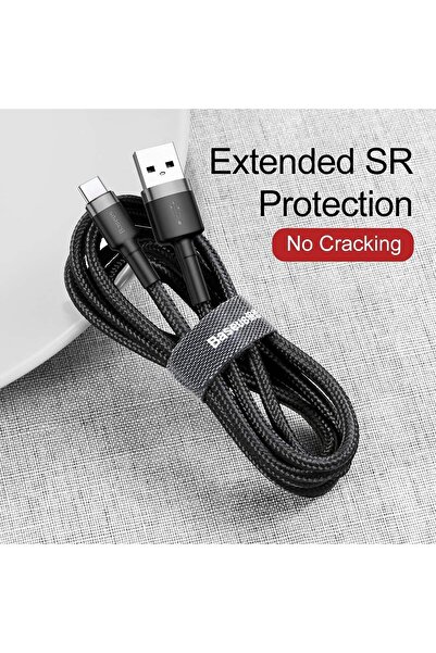 Baseus 3m USB to Lightning Charging Cable for iPhone – Gray, 2A