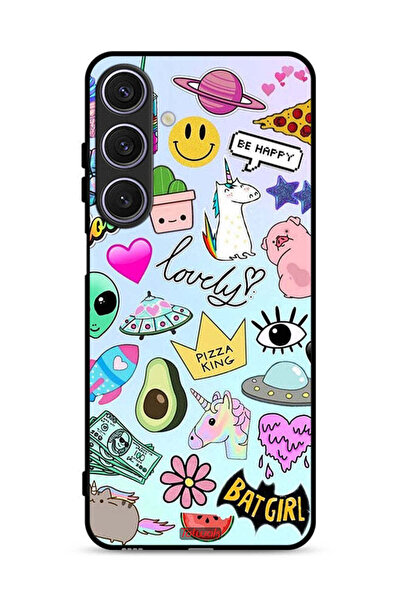 Tolwak غطاء حماية لهاتف سامسونج جالاكسي A26 بملصقات جميلة