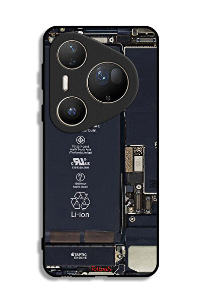 Tolwak غطاء حماية فائق لهاتف هواوي بيورا 80 بنمط دائرة الهاتف