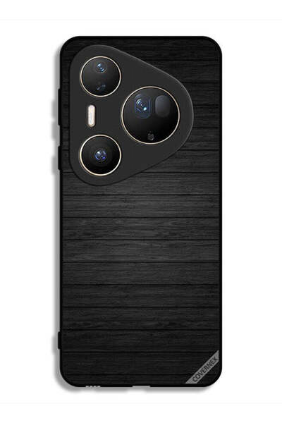 Covernex غطاء حماية هواوي بيورا 80 ألترا بنمط خشبي داكن