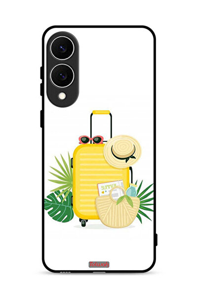 Tolwak غطاء حماية لهاتف Samsung Galaxy S25 Edge بتصميم فني رقمي صيفي