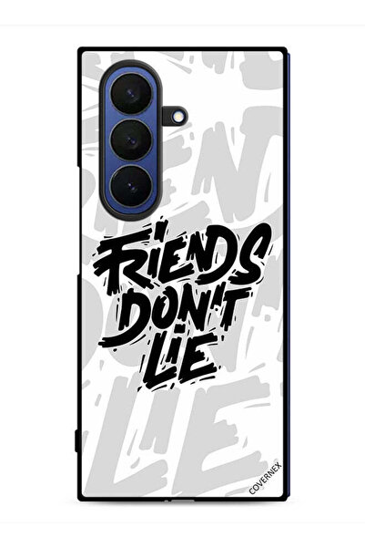 Covernex غطاء حماية لهاتف سامسونج جالاكسي زد فولد 7 - خط عربي - أصدقاء لا يكذبون