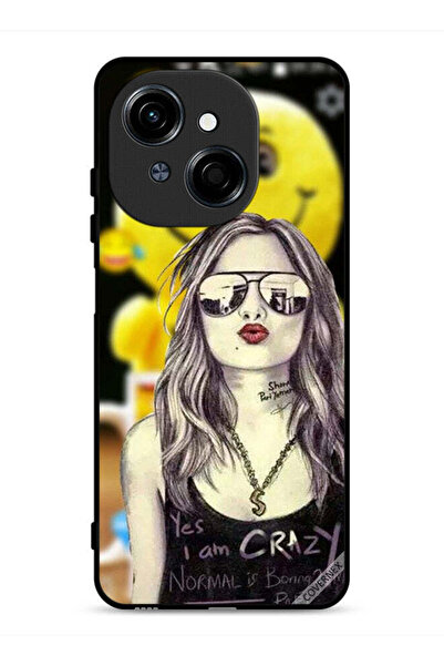 Covernex Tecno Spark Go 1S 4G Protective Case Cover Yes I Am Crazy Normal Is ...