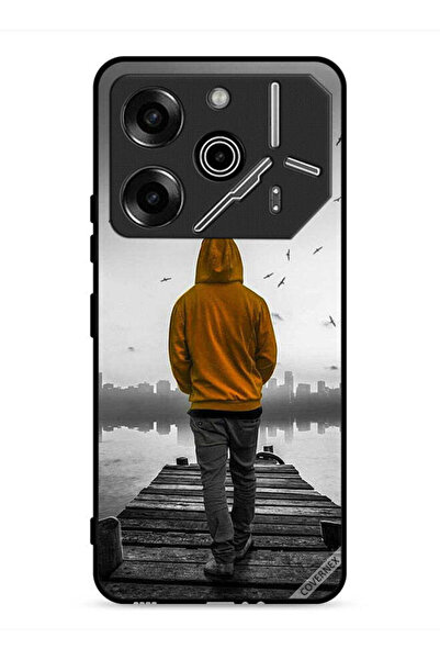 Covernex غطاء حماية لهاتف تكنو بوفا 6 برو 5G، تصميم فتى حزين يمشي