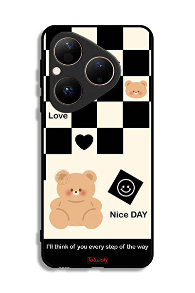 Tolwak غطاء حماية لهاتف هواوي بيورا 80 - سأفكر فيك في كل خطوة على الطريق