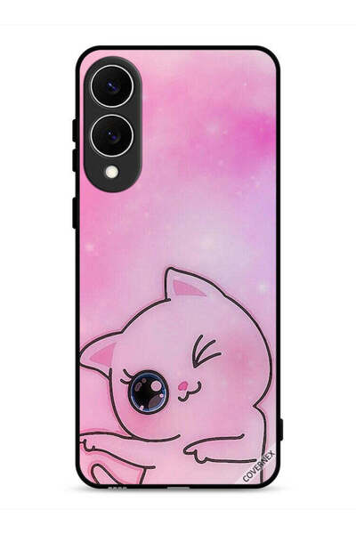 Covernex غطاء حماية لهاتف Samsung Galaxy S25 Edge بتصميم Go This Way Kitten