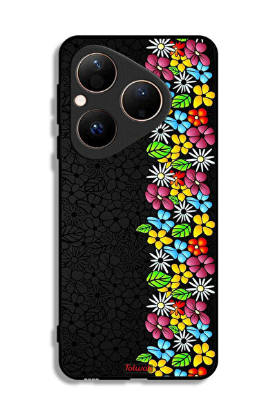 Tolwak غطاء حماية لهاتف هواوي بيورا 80 من فلاورز لاين