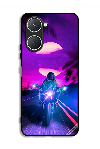 Covernex Vivo Y18i 4G Protective Case Cover Man On Bike Wallpaper