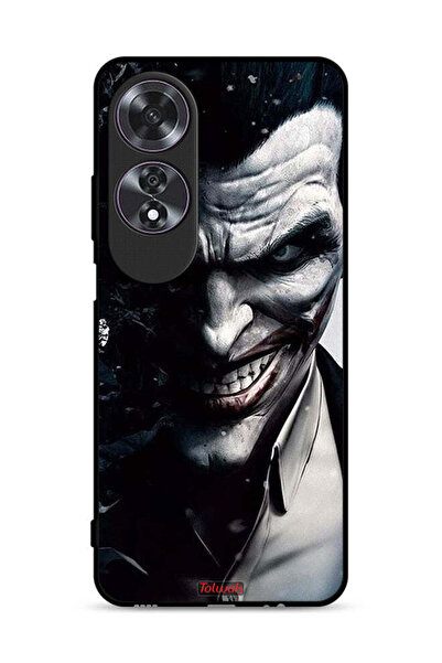 Tolwak غطاء حماية Oppo A60 بتصميم نصف وجه الجوكر