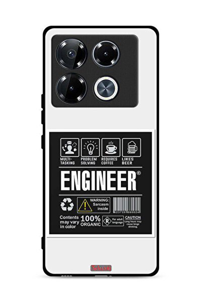 Tolwak غطاء حماية لهاتف Infinix Note 40 Pro Plus 5G، ملصق مهندس