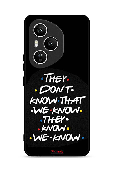 Tolwak غطاء حماية لهاتف Honor 400 Pro لا يعرفون ما نعرفه يعرفون أننا نعرفه