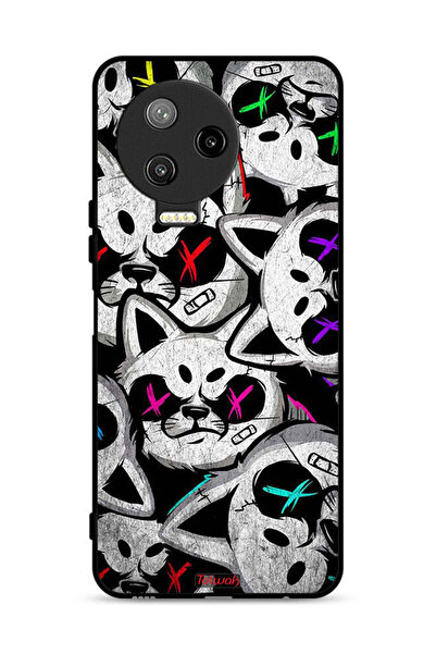 Tolwak غطاء حماية لهاتف Infinix Note 12 Pro 4G بنقشة قطط مارشميلو
