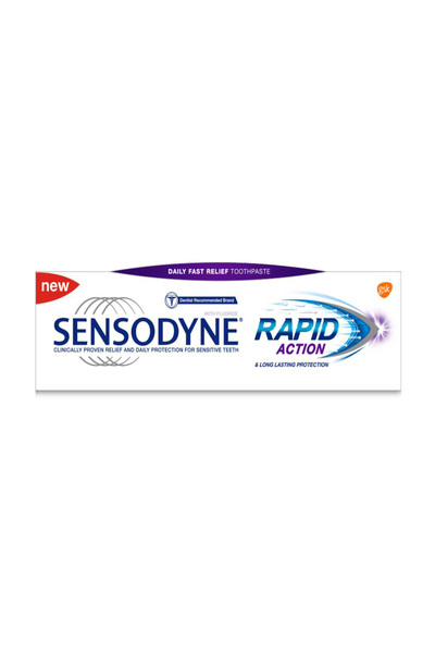 Sensodyne معجون أسنان سريع المفعول للأسنان الحساسة، 75 مل