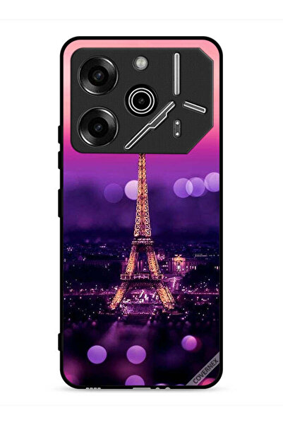 Covernex غطاء حماية لهاتف تكنو بوفا 6 برو 5G بتصميم برج إيفل