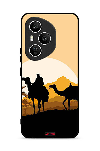 Tolwak غطاء حماية لهاتف Honor 400 Pro برسومات جمال في الصحراء