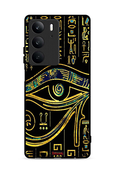 Tolwak غطاء حماية لهاتف Realme C75 4G بتصميم عين فنية