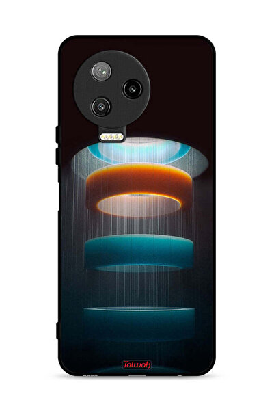 Tolwak غطاء حماية لهاتف Infinix Note 12 Pro 4G بنمط حلقات فنية