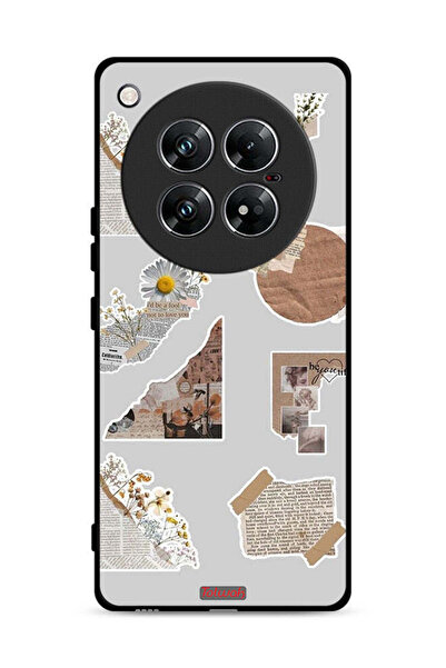 Tolwak غطاء حماية لهاتف Infinix Zero 40 مصنوع من قطع من الملصقات الورقية