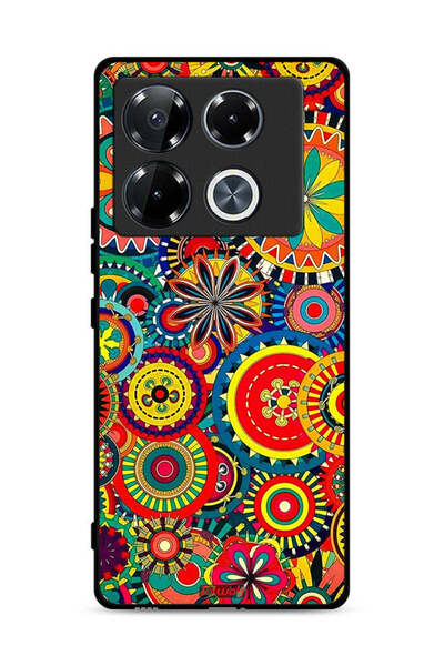 Tolwak غطاء حماية لهاتف Infinix Note 40 Pro Plus 5G بنمط ماندالا ملون