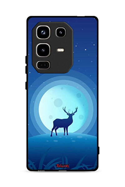 Tolwak غطاء حماية لهاتف Infinix Note 50 Pro 4G بتصميم غزال