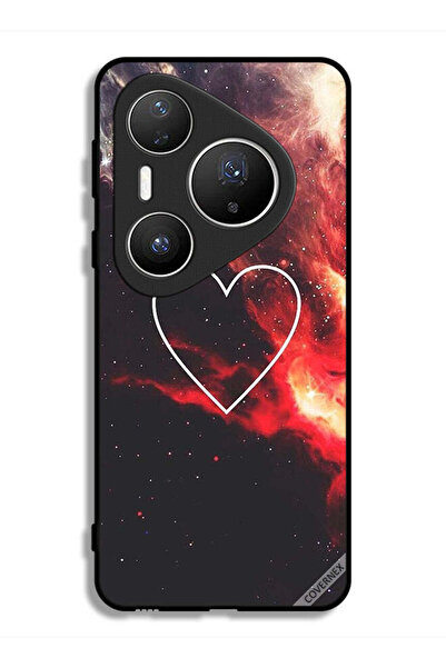 Covernex غطاء حماية هواوي بيورا 80 برو بلس بتصميم قلب في الفضاء