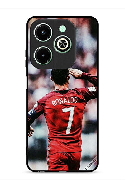 Covernex غطاء حماية لهاتف Infinix Hot 40i 4G بشعار رونالدو تحية للجمهور