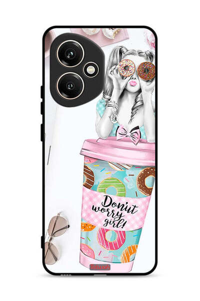 Tolwak Honor 400 Protective Case Cover Donut Worry Girl