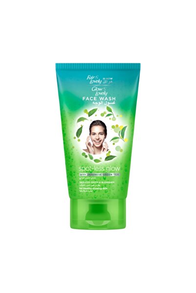 Glow & Lovely غسول الوجه سبوتلس جلو مع الشاي الأخضر الياباني، 150 جرام