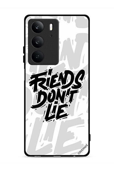 Covernex غطاء حماية لهاتف Realme C75 4G بطبعة "أصدقاء الخط لا يكذبون"